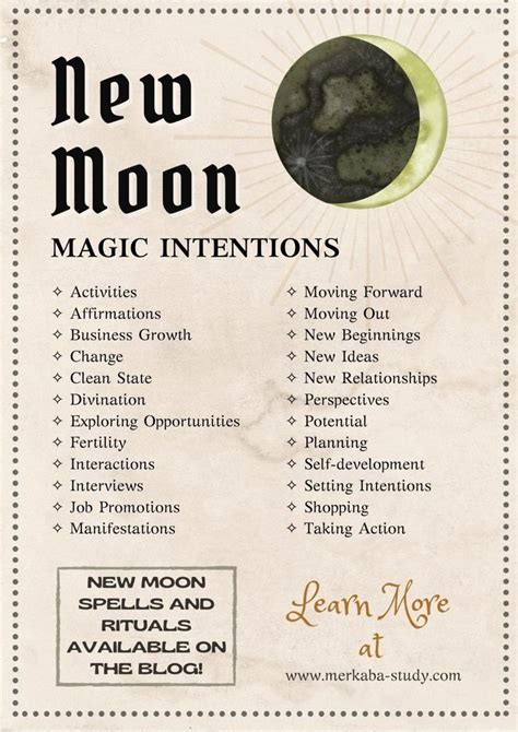 Wiccan new moon spellcasting